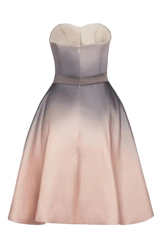 Charming Sweetheart Gradient aline Short Homecoming Dress - Image 10