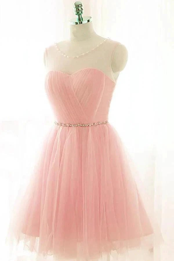 Charming Tulle Short Prom Dresses Homecoming Dresses PG019 - Image 2