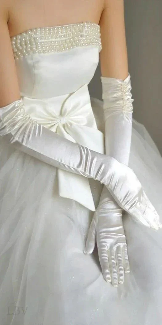 Charming White Wedding Dress,White Bridal Dress Y2603 - Image 2