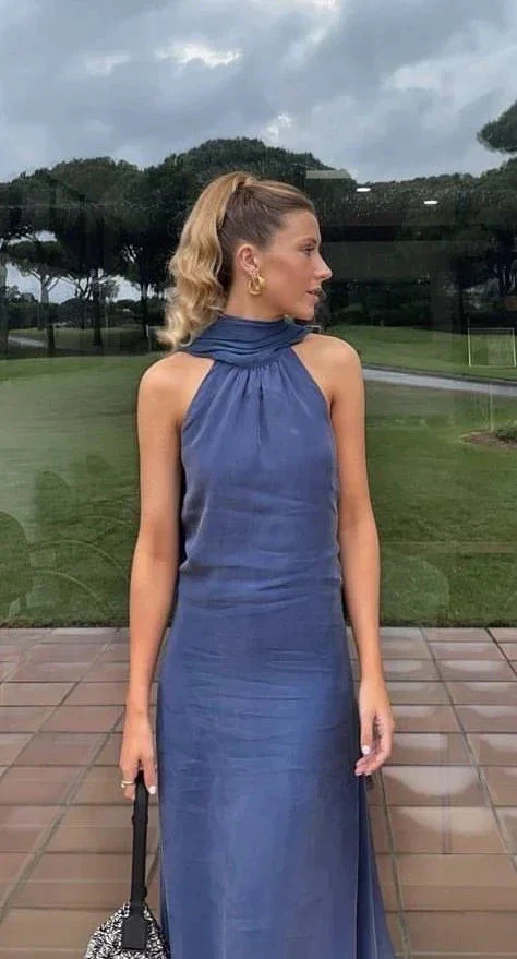 Chic Backless Sleeveless Prom Dress Formal Evening Dress Y2809 - Image 2