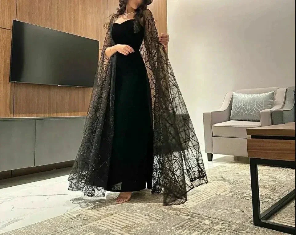 Chic Black Evening Dress,Fashion Evening Gown Y5545 - Image 2