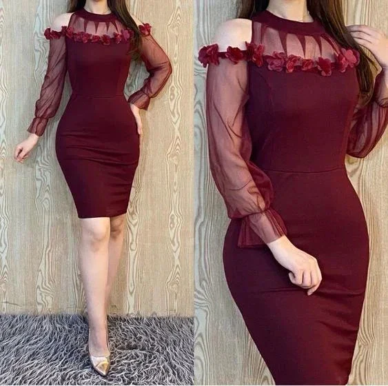 Bodycon Dress Sexy Homecoming Dress Y6048 - Image 2