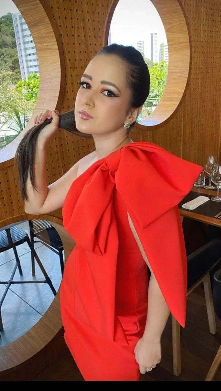 Chic Orange Homecoming Dress 18th Birthday Party Dress Y2716 - Image 2