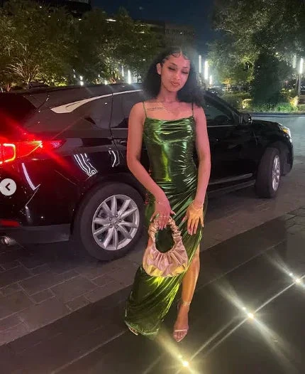 Chic Sheath Evening Dress For Black Girls Y4337 - Image 4