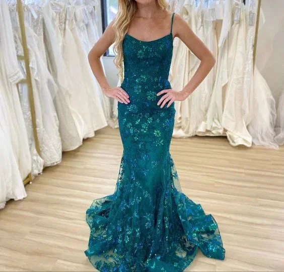 Chic Sleeveless Mermaid Prom Dress Attractive Evening Gown Y7368 - Image 2