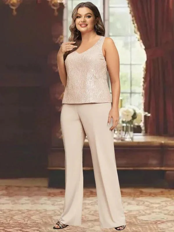Chiffon Mother of the Bride Pantsuits with Jacket - Image 4