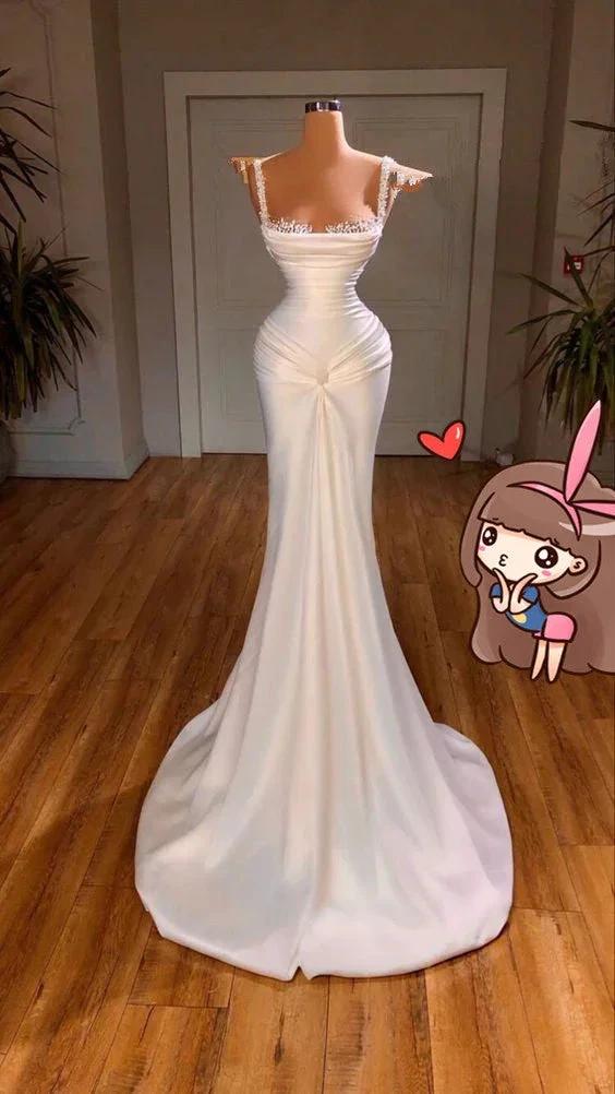 Classy Mermaid Long Evening Dress Charming Formal Gown Y616 - Image 2