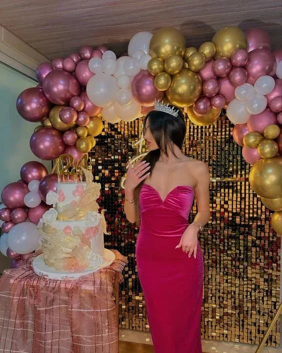 Classy Sweetheart Neckline Long Evening Dress 22th Birthday Outfit Y6258 - Image 3