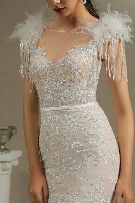 Designer wedding dresses mermaid | Lace wedding dresses online - Image 2