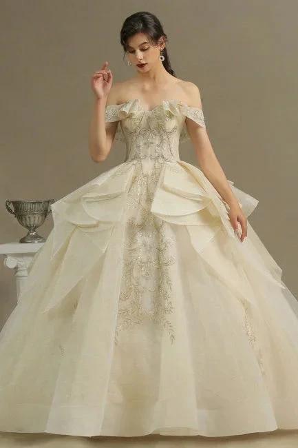 Elegant wedding dresses princess | Wedding dresses with lace - Image 4