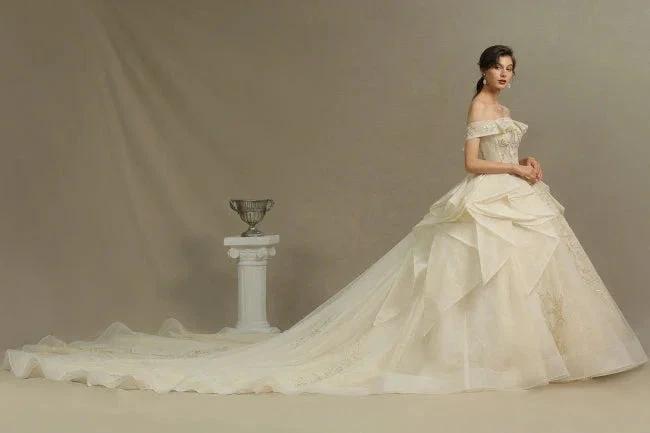 Elegant wedding dresses princess | Wedding dresses with lace - Image 5