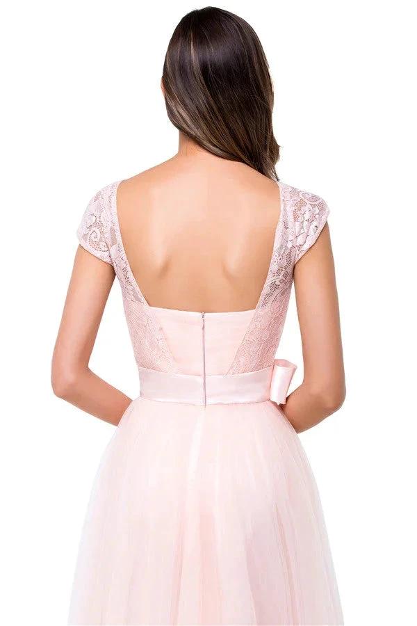 Crew Floor-length A-line Sashes Chiffon Bridesmaid Dresses - Image 9