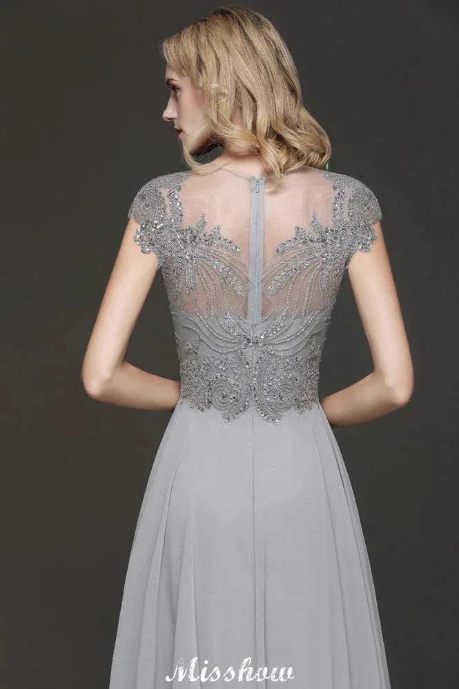 Crystal Appliques Sweetheart Side Slit Evening Maxi Dresses Backless aline Wedding Party Dress - Image 4