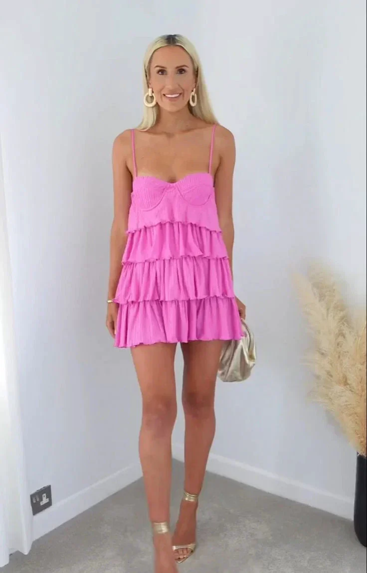 Cute A-line Spaghetti Straps Homecoming Dress Party Dress Y1879 - Image 4