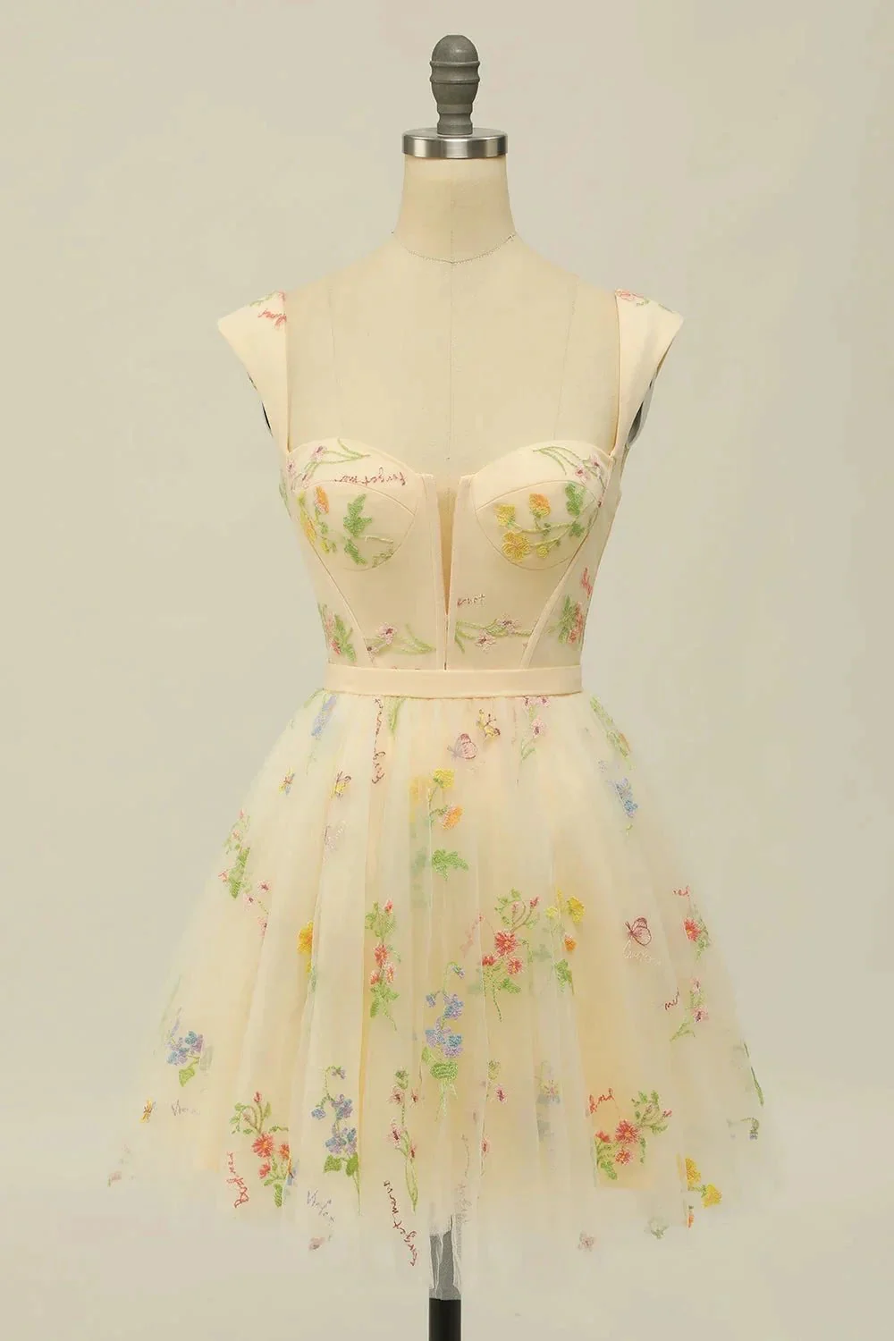 Cute A Line Sweetheart Purple Short Homecoming Dress with Embroidery - Image 10