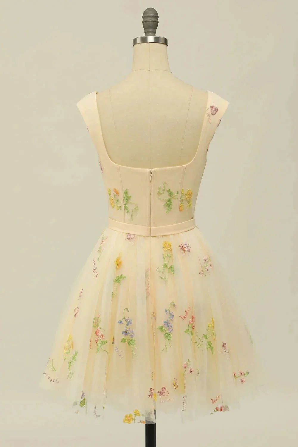 Cute A Line Sweetheart Purple Short Homecoming Dress with Embroidery - Image 11