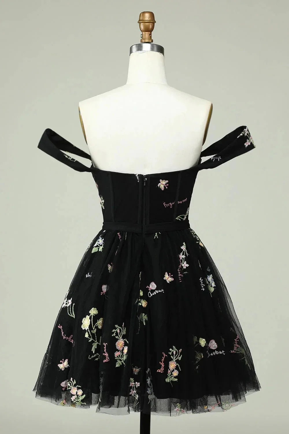 Cute A Line Sweetheart Purple Short Homecoming Dress with Embroidery - Image 14
