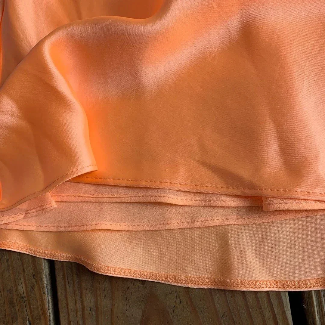 Cute Orange Homecoming Dress Back To School Dress Y2833 - Image 4