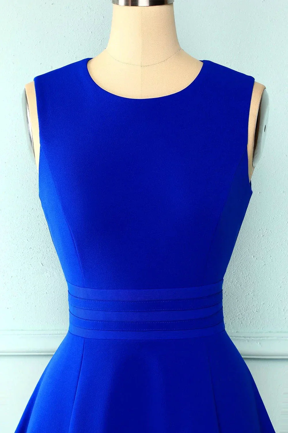 Cute Royal Blue Short Homecoming Dress 8th Graduation Dress Y672 - Image 3