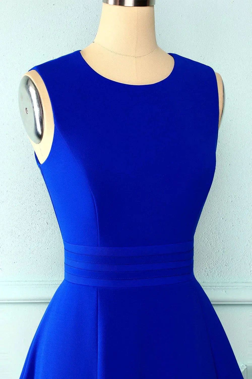 Cute Royal Blue Short Homecoming Dress 8th Graduation Dress Y672 - Image 4