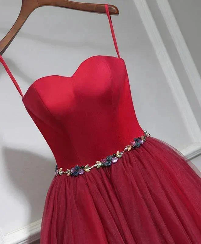 Cute Sweet Neck Short Prom Dress Mini Dresses Homecoming Dresses PD147 - Image 3