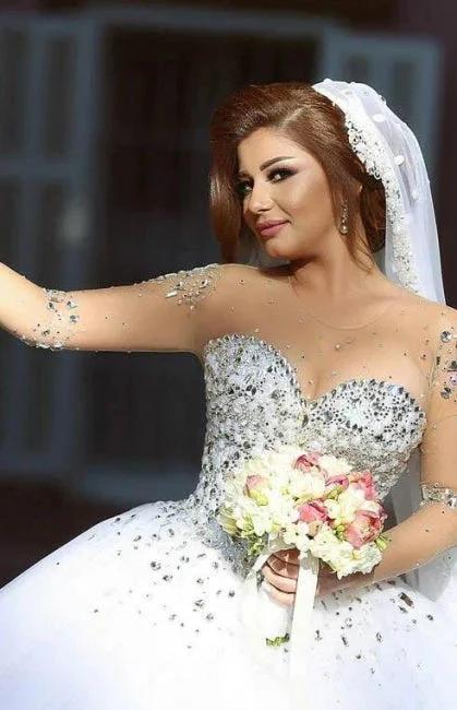 Designer Wedding Dresses With Sleeves | Luxury wedding dresses princess - Image 2