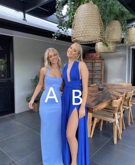 Different Style Blue Prom Dress,Charming Evening Dress,Formal Dress Y1753 - Image 2