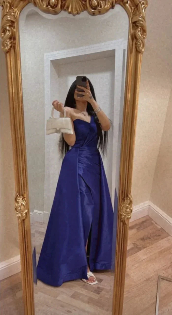 Elegant Blue Evening Dress,Blue Gala Dress Y5667 - Image 2