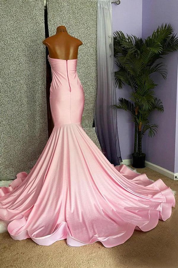 Elegant High-neck Sleeveless Mermaid Prom Dress With Beading - Image 3