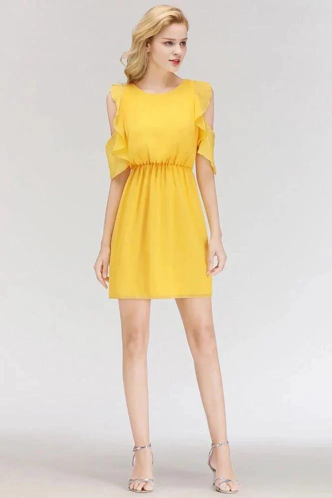 Elegant Mini Daily Casual Dresses Simple Tulle Sleeveless Evening Dresses - Image 3