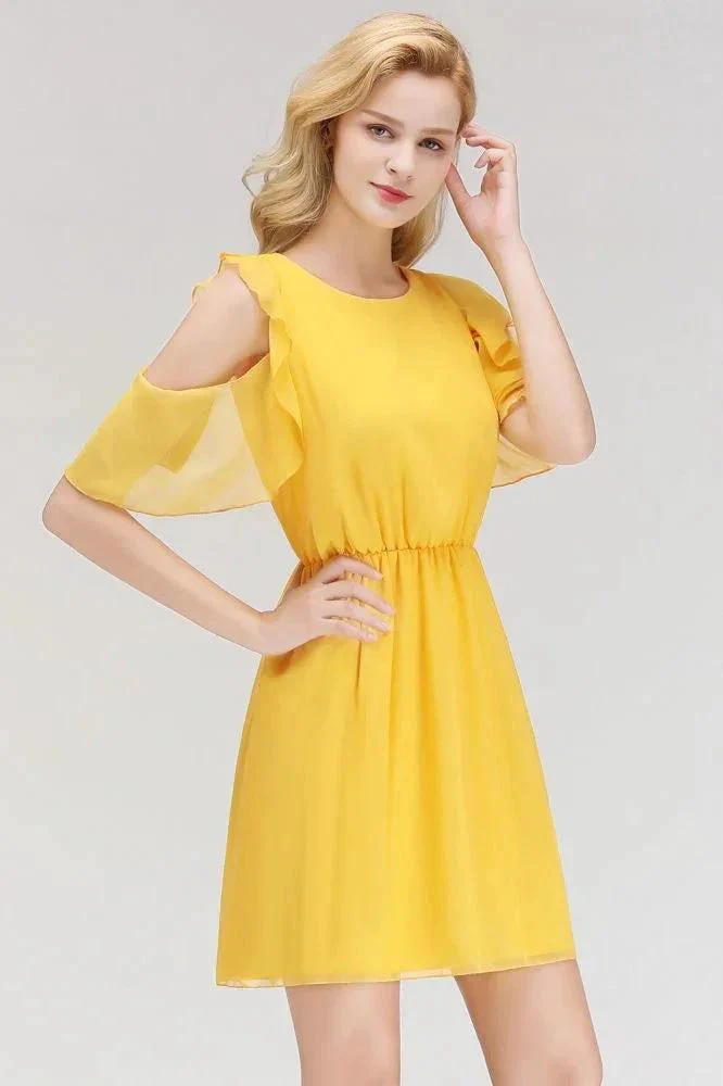 Elegant Mini Daily Casual Dresses Simple Tulle Sleeveless Evening Dresses - Image 4