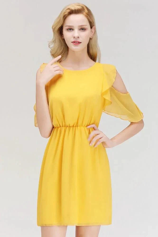 Elegant Mini Daily Casual Dresses Simple Tulle Sleeveless Evening Dresses - Image 6