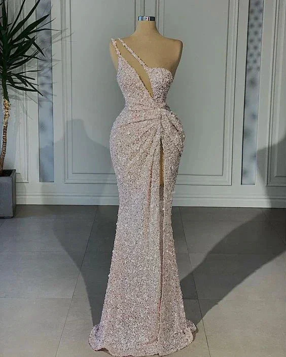 Elegant Mermaid Evening Dress With High Split Y6663 - Image 2