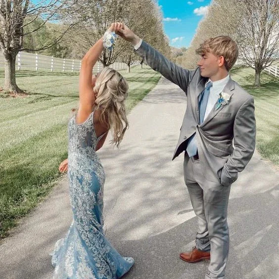 Elegant Mermaid Lace Prom Dress Trendy Evening Dress Y7183 - Image 2