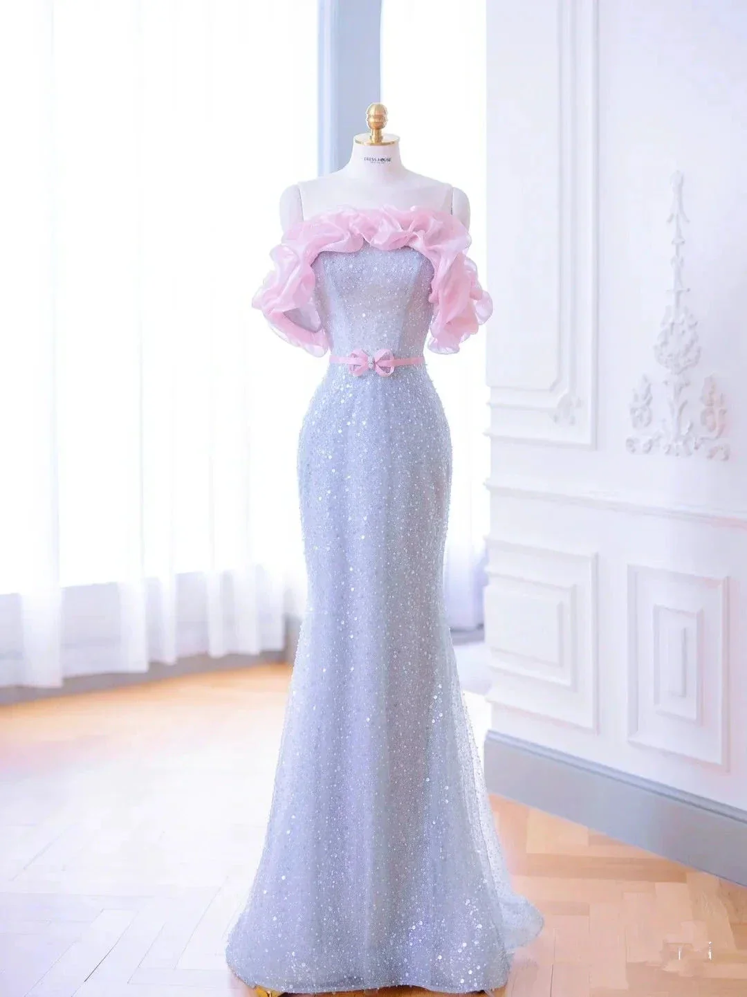 Elegant Mermaid Long Prom Dress Charming Evening Dress  Y2587 - Image 2