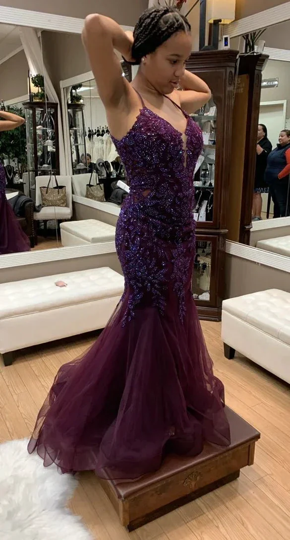 Elegant Mermaid Prom Dress Charming Evening Dress Party Gown Y4407 - Image 2