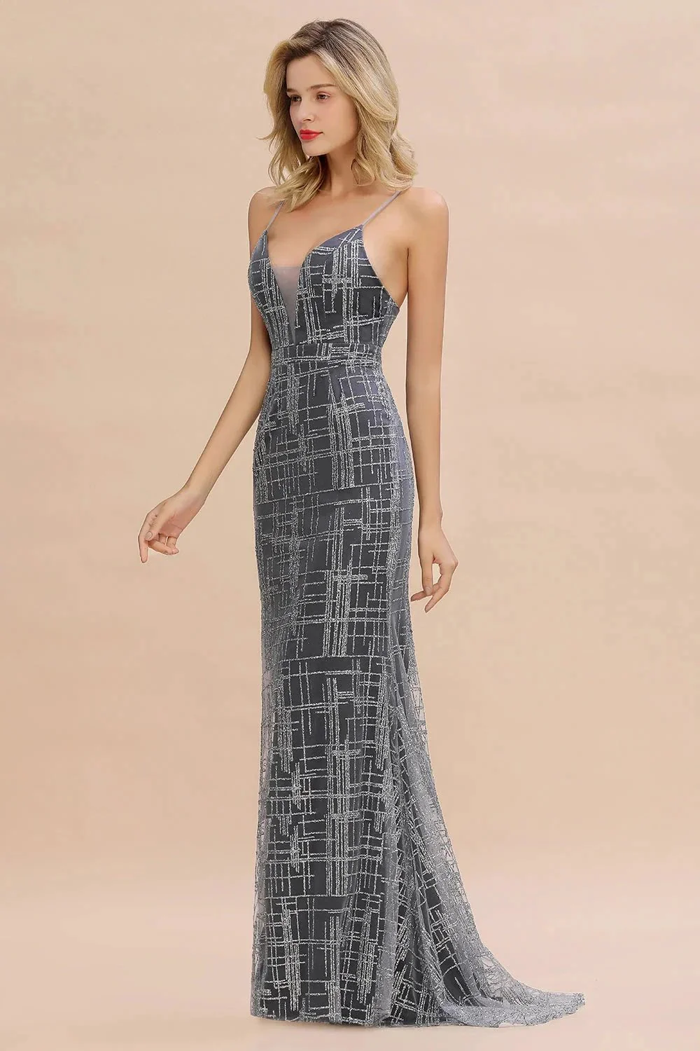 Elegant Mermaid Sleeveless Long Evening Dress - Image 8