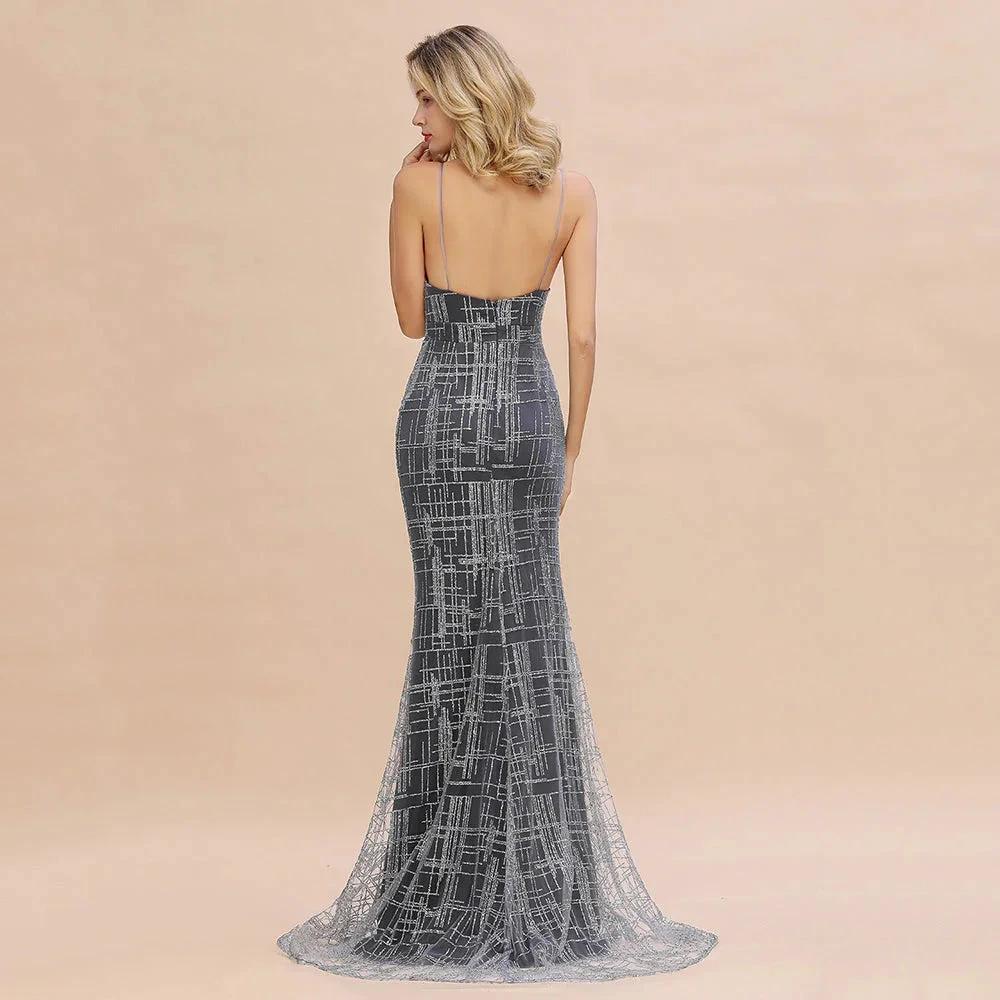 Elegant Mermaid Sleeveless Long Evening Dress - Image 9