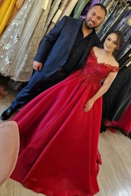 Elegant v-neck capsleeves a-line satin Wedding dresses - Image 3