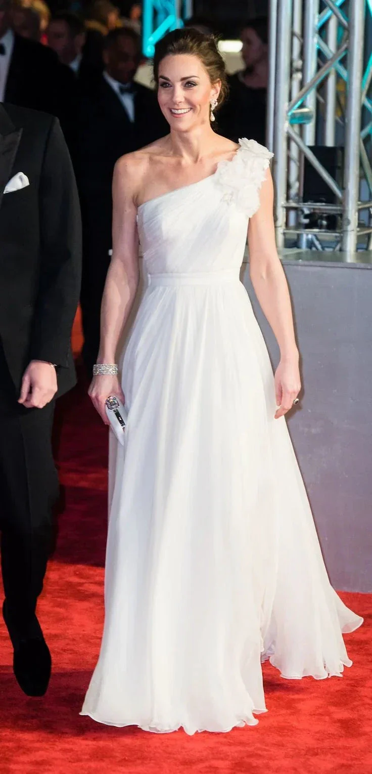 Elegant White One Shoulder Tulle Prom Dress Formal Evening Dress Y8198 - Image 5