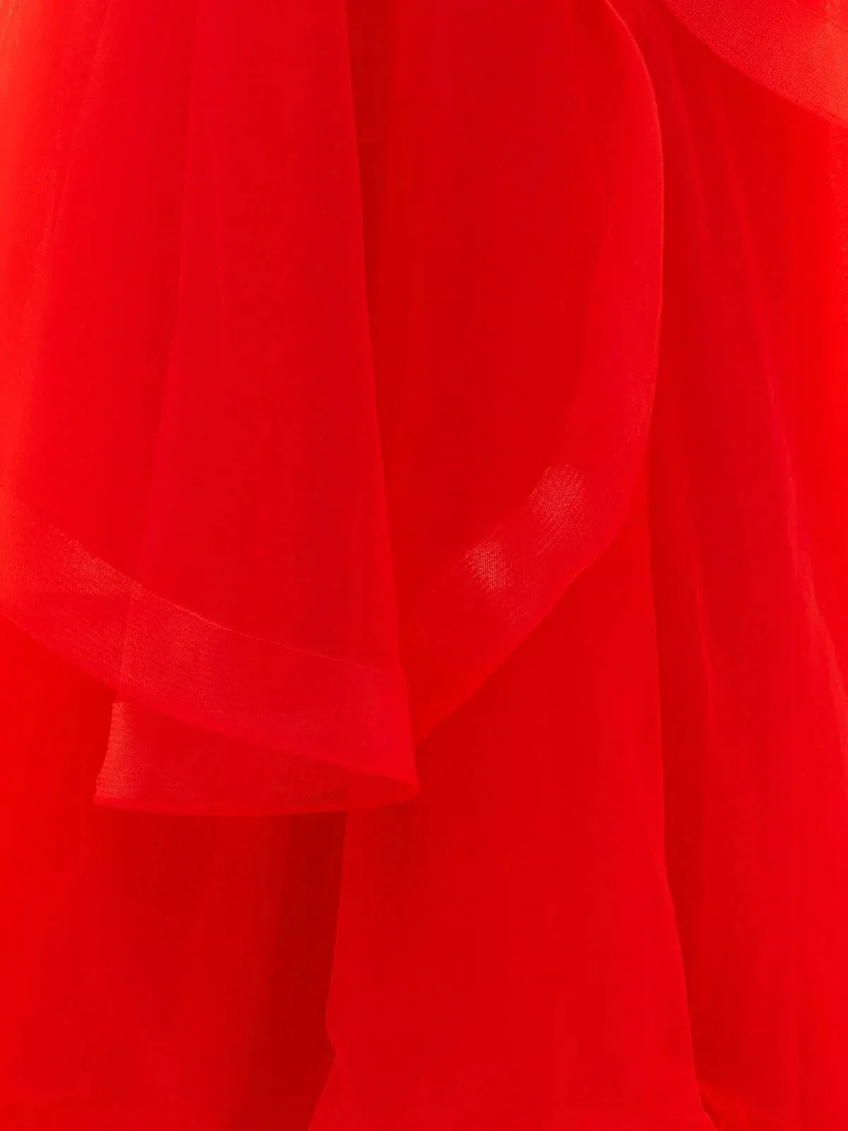 Elisa |Light Pink A Line Strapless Organza Prom Dress - Image 4
