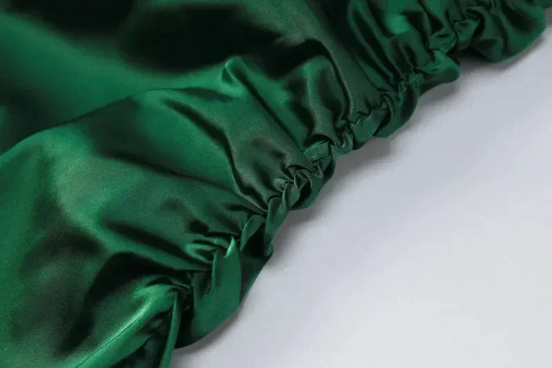 Emerald Green Mermaid Prom Dress,Sexy Evening Dress Y1829 - Image 5