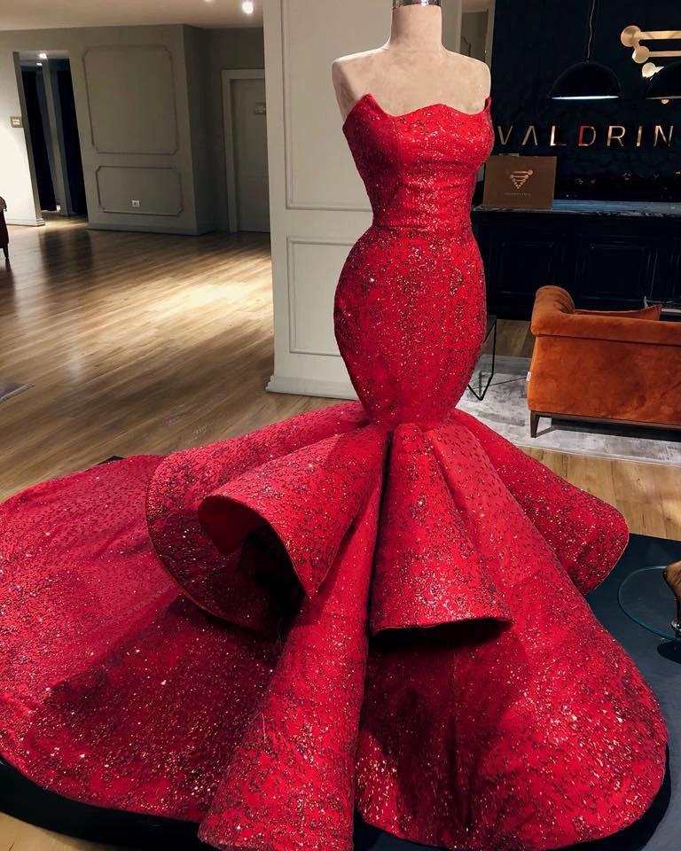 Fabulous Mermaid Strapless Sleeveless Long Prom Dress - Image 2