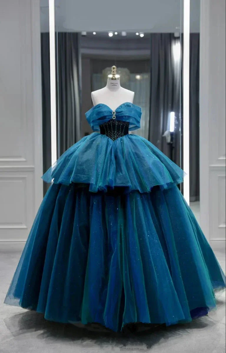 Fantastic Off The Shoulder Ball Gown,Princess Dress,18th Birthday Party Dress Y4385 - Image 3