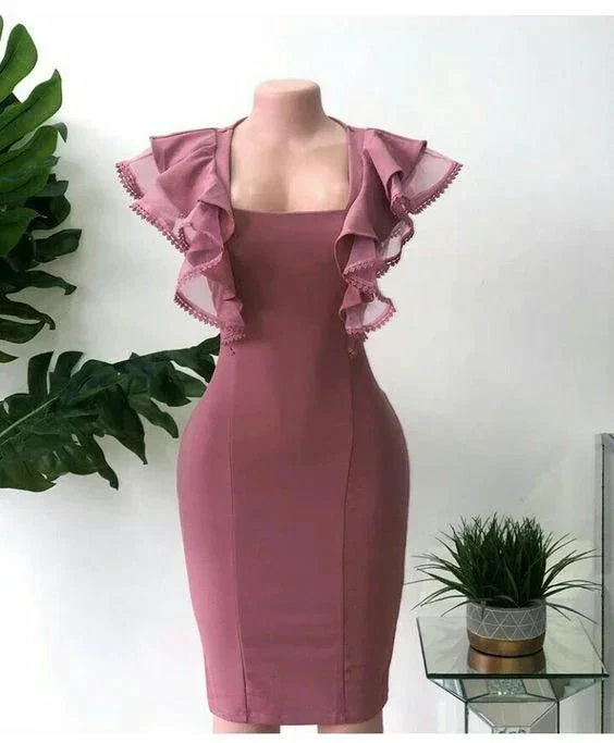 Fashion Bodycon Dress New Homecoming Dress Party Dress Y6058 - Image 2