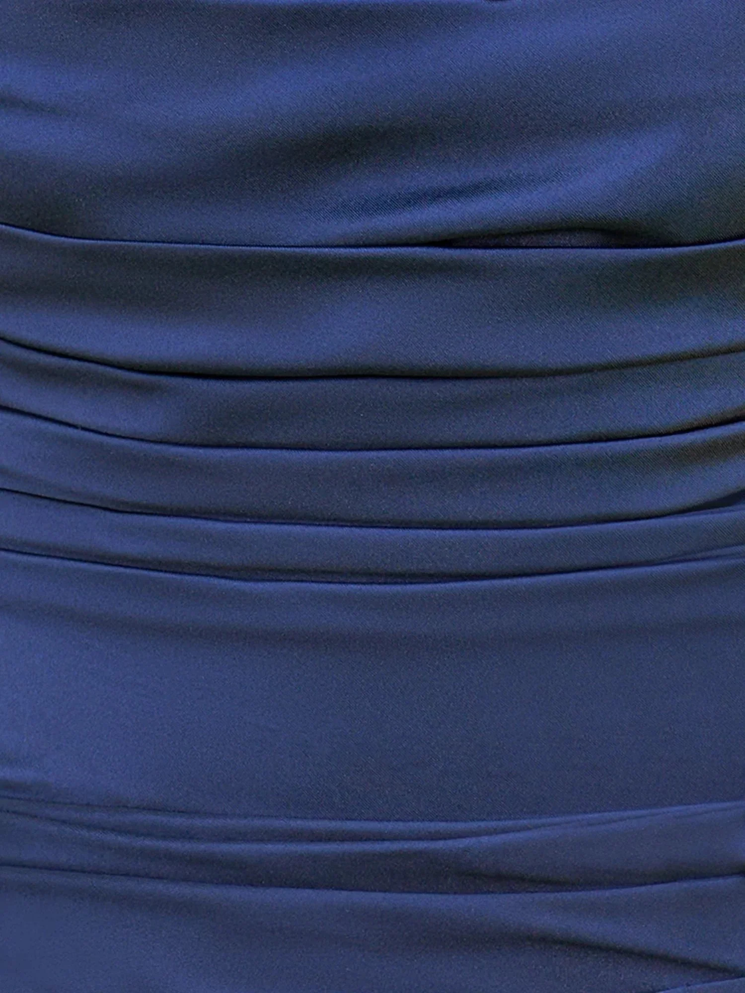 Satin Strapless Homecoming Dress with Lace and Gloves - Image 3