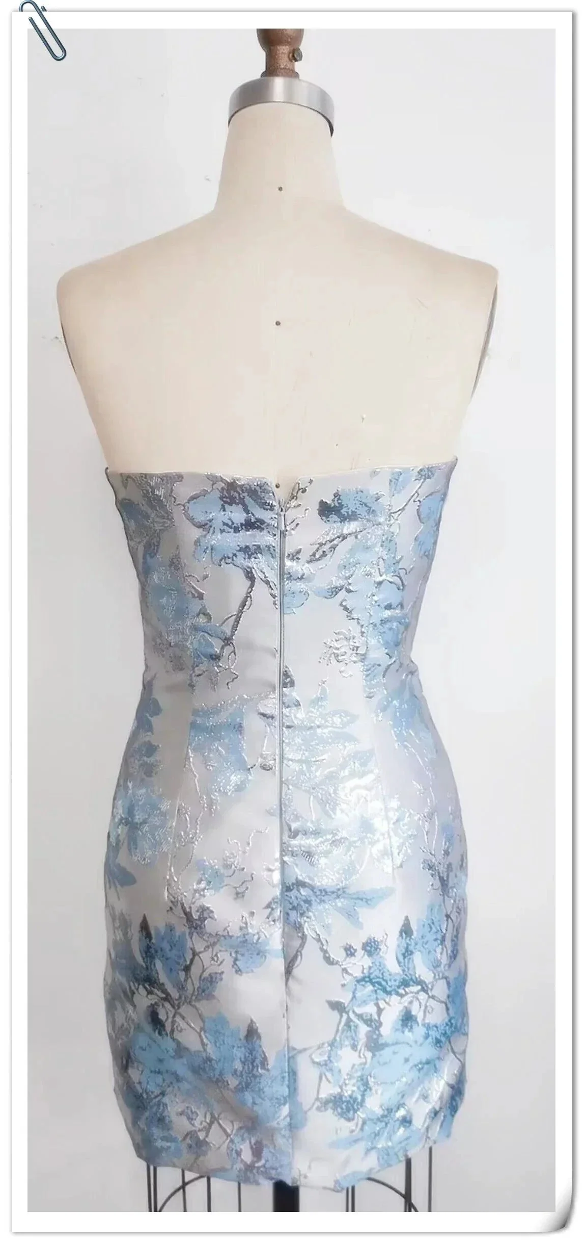 Floral Print Tight Homecoming Dress Cocktail Dress Y3081 - Image 2