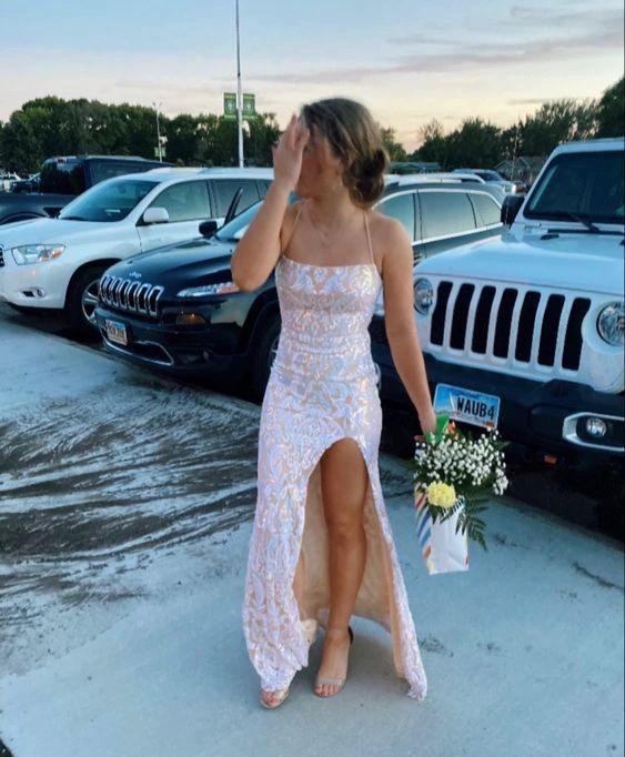 Formal Iridescent Sequin Prom Dress,Charming Evening Dress Y1468 - Image 2