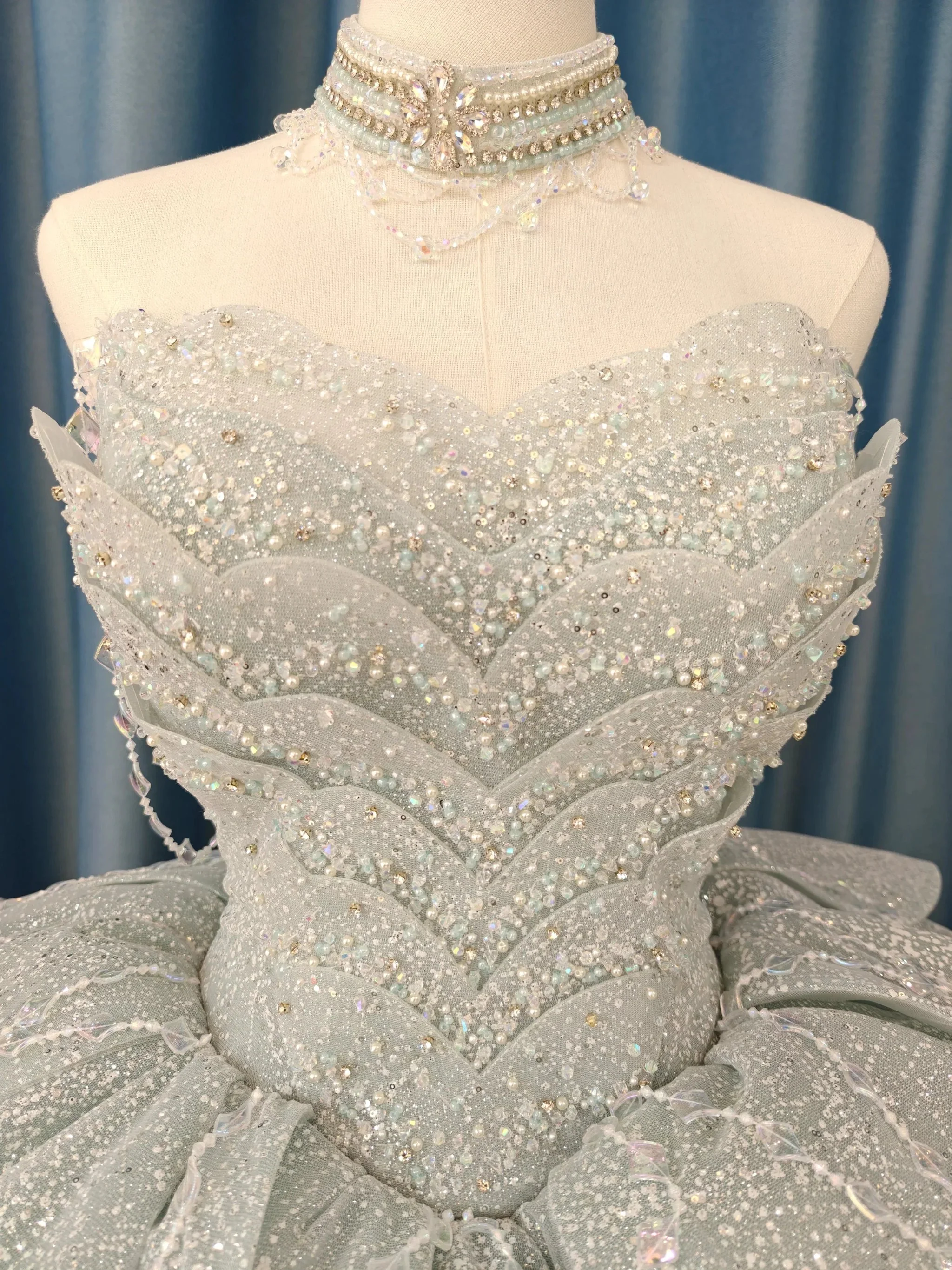 Frost Crystal Petal Ballgown - Image 2