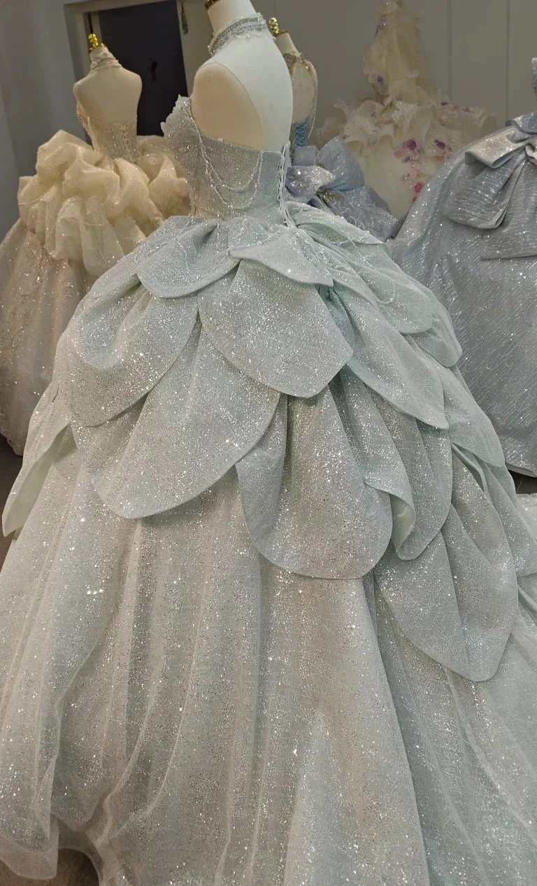 Frost Crystal Petal Ballgown - Image 3